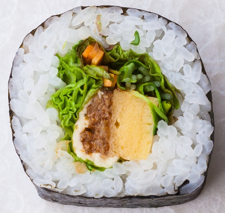 巻き芯 大名シート巻き寿司の写真